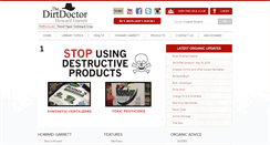 Desktop Screenshot of dirtdoctor.com